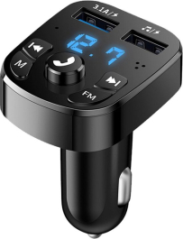 SPVB | Carkit Bluetooth auto FM-transmitter | Carkit | Parrot carkit | Draadloze Carkit met twee USB poorten | Muziek streamen | Navigatie met spraak | Handsfree bellen
