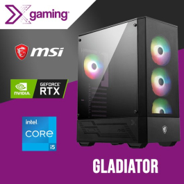 Gladiator Game PC Intel i5 11400, GeForce RTX 3060, 16GB, 1TB NVME SSD, WiFi + Bluetooth