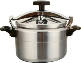 Kookkunst Holland 9 liter snelkookpan aluminium 26 cm - inductie - pressure cooker