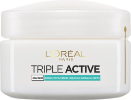 L’Oréal Paris Triple Active Dagcrème Normale tot Gemengde Huid - 50 ml