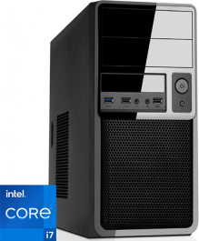Intel Desktop PC met Core i7 - 32GB RAM - 1000GB NVMe M.2 SSD - WiFi - Bluetooth - Windows 11 Pro (DT-373299)