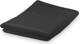 Zwarte badhanddoek microvezel 150 x 75 cm - ultra absorberend - super zacht - handdoeken